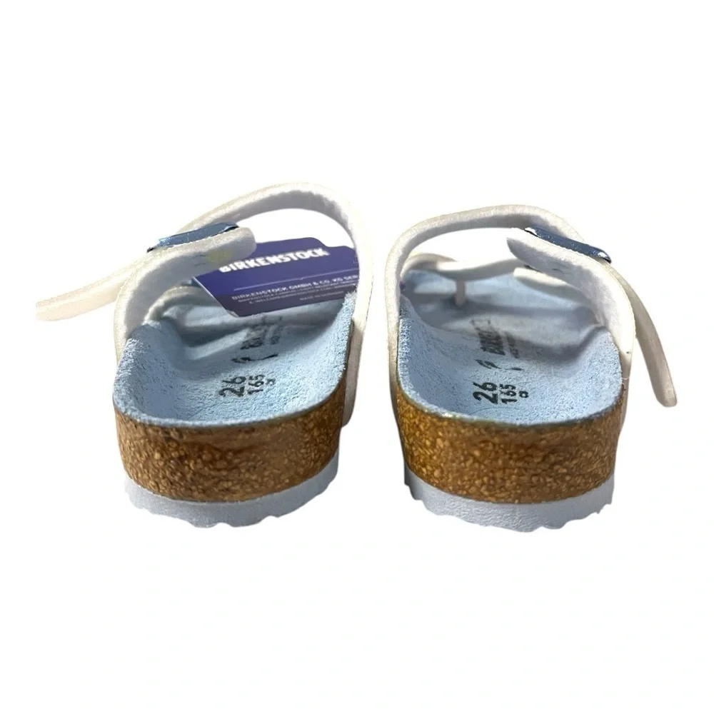 Birkenstock Mayari Kids Sandals | Holographic Silver | Size EU 26 / US Kids 8
